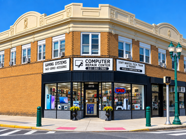 Electronics Repair NJ storefront at 580 Kearny Ave in Kearny NJ