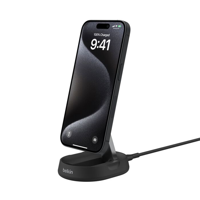 Belkin BoostCharge Pro convertible magnetic wireless charging stand, black